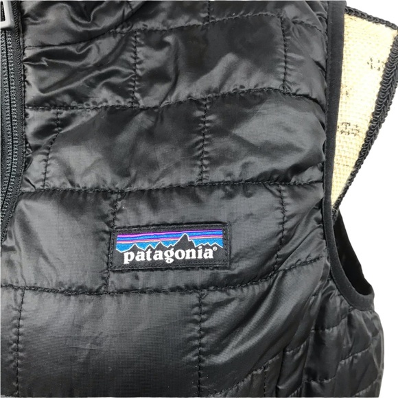 Patagonia Nano Puff Vest Primaloft Black Full Zip - Picture 6 of 9